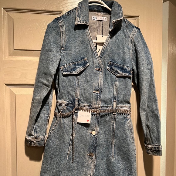 Zara Dresses & Skirts - Zara - Jean Dress tag off